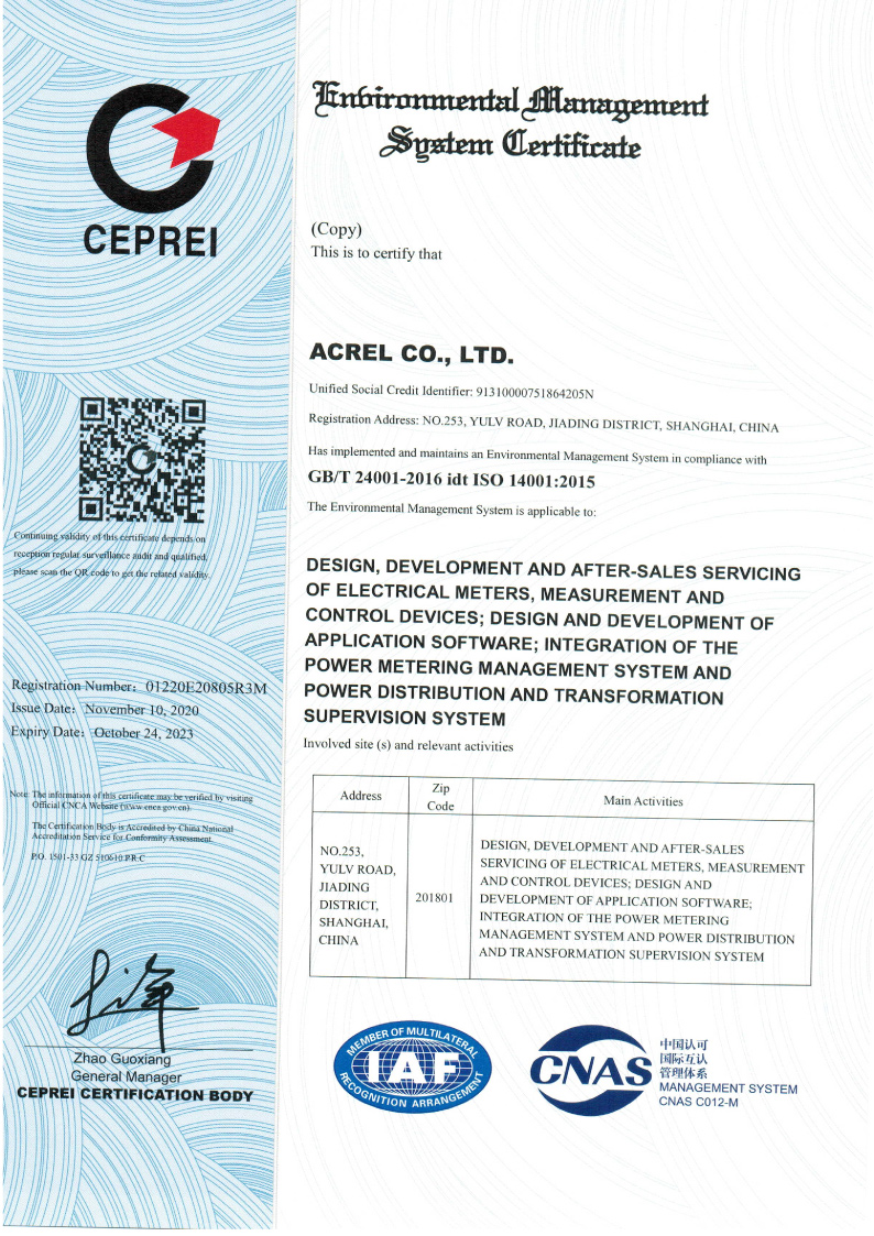 CEPREI Certificate