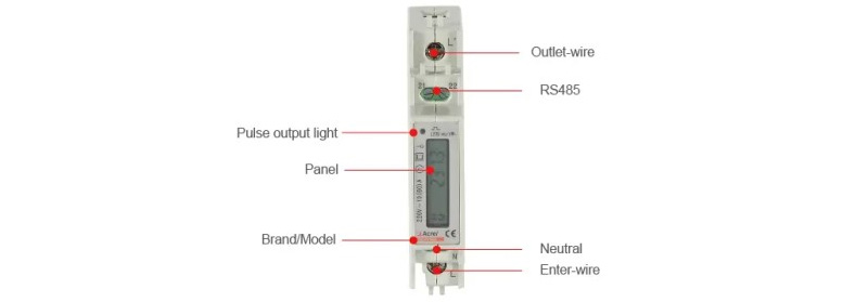 The Application of ACREL ADL10-E Single Phase Energy Meter in Building's EMS UAE