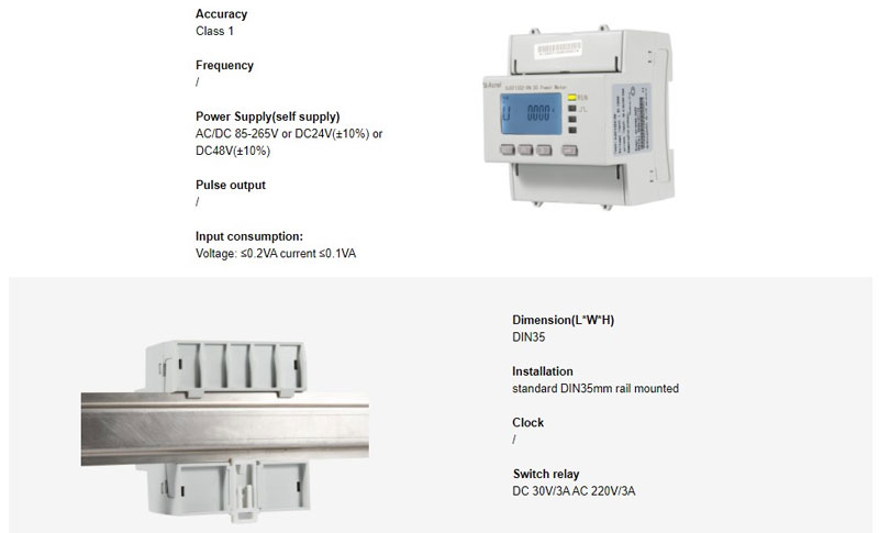 ACREL DC Energy Meter Application in PV System in Canada