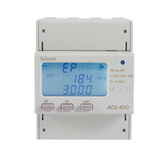 acrel adl400 three phase din rail energy meter