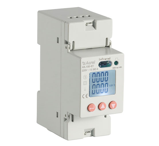 acrel adl100 et single phase din rail energy meter with ct