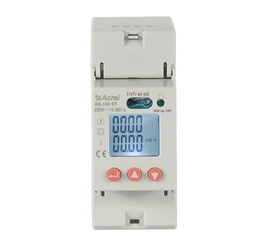 adl100 et single phase din rail energy meter with ct