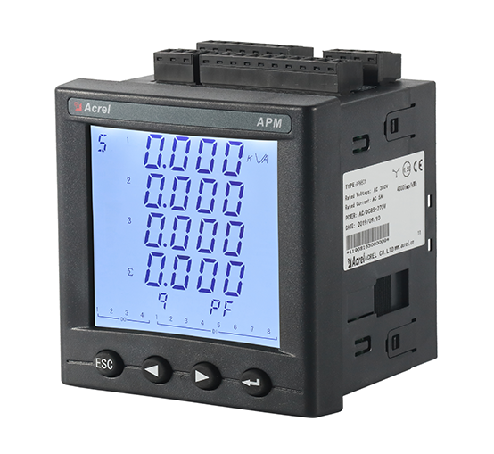 acrel apm801 three phase din rail energy meter