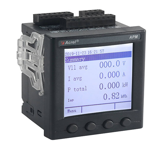 acrel apm830 three phase din rail energy meter