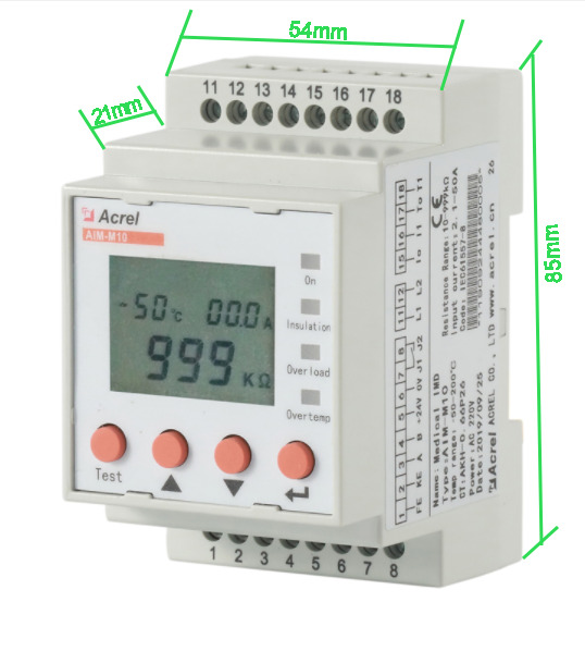 Diagram of AIM-M10 Medical Insulation Device