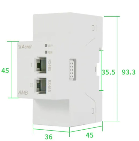 Diagram of AMB110 Smart Alternating-Current Bus Bar Monitor