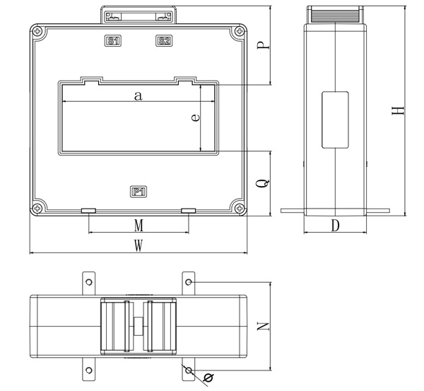 AKH-0.66/II Series Current Transformer