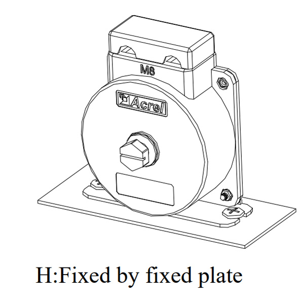 Diagram of AKH-0.66/M8 Series Current Transformer