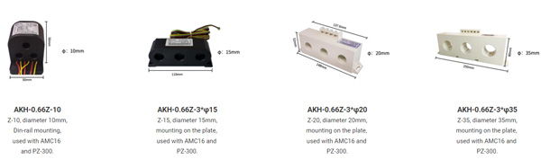 Diagram of AKH-0.66/Z Three Phase Current Transformer