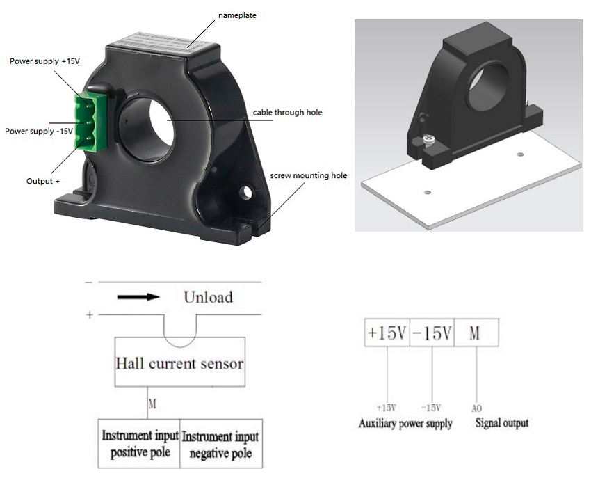 Installation of AHBC-LTA Closed-Loop Hall Effect Current Sensor