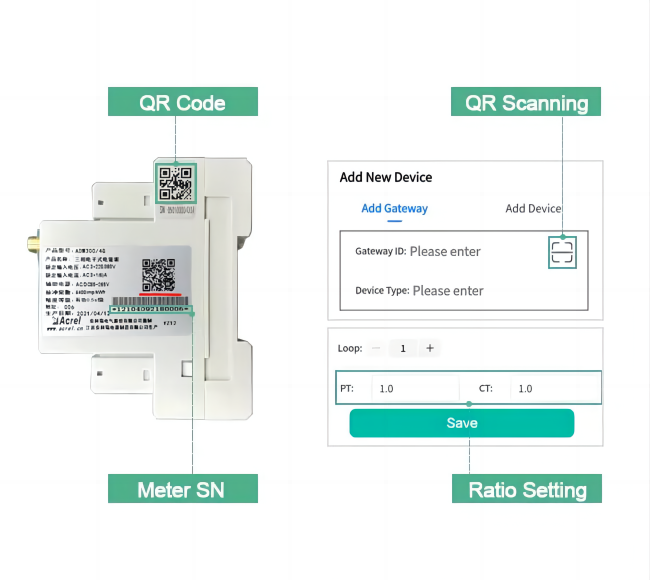 Add Acrel Energy Meter To Your Account