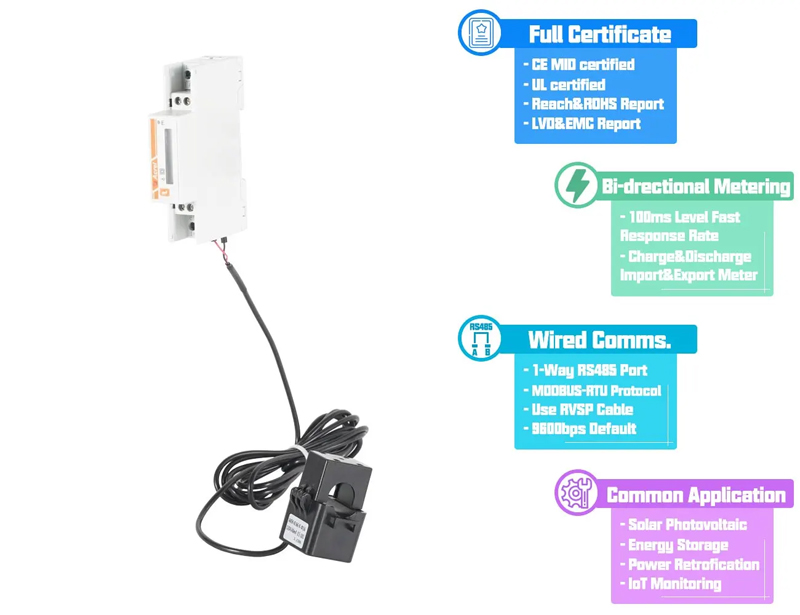 Overview of Acrel MID ADL200N-CT Single Phase Din Rail Energy Meter Overview of Acrel MID ADL200N-CT Single Phase Din Rail Energy Meter
