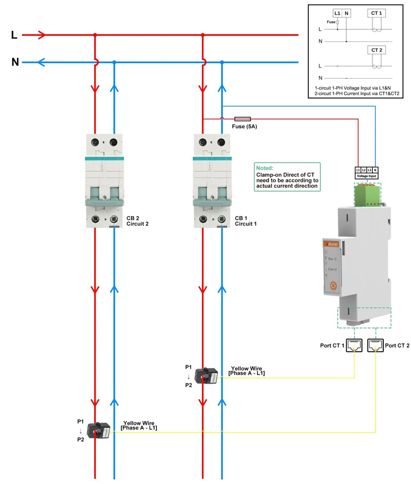 Wifi Single Phase Zero Export Energy Meter Wifi Single Phase Zero Export Energy Meter